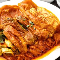 고인돌 돼지갈비 묵은지찜 간편밀키트 1kg 2인분