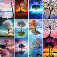 Cross Stitch 14CT 18CT 22CT 25CT Ecological Cotton Thread Unprint Embroidery Home Decoration Hangin