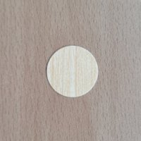 가구 벽 못자국 피스흠집 보수스티커 무늬목 중간갈색