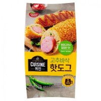 동원 퀴진 고추바삭 핫도그 냉동 425g 1개 아이스박스