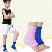 2Pcs Children Kids Ankle Compression Brace Support For Cycling Running Fitness Boys Girls Playing Sp