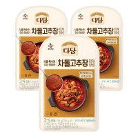 CJ 다담 차돌고추장찌개양념 요리양념 130g 3개 홈쿡