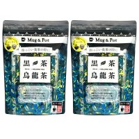 Mug Pot Tea Oolong Tea 일본 코스트코 머그앤팟 블랙티 우롱티 개별포장 1 5g 100개입 2팩