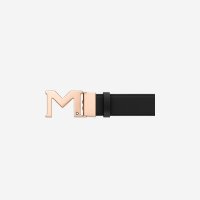 몽블랑 M 버클 리버시블 레더 벨트 Montblanc M Buckle Reversible Leather Belt