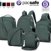 Pacsafe Metrosafe 여행 도난방지 숄더백 메신저백 페이지 참고 ECONYL 오션블루 40120641 LS350