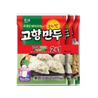 해태 고향만두 고기 김치 360G x 3입