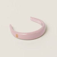 미우미우 헤어밴드 PATENT LEATHER HEADBAND 5IH025 069 F0E18