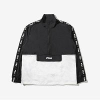 휠라 FILA 여성 컬러블럭 테이피 아노락 BLK FS2JKD2251F