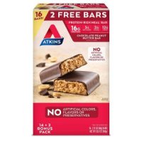 앳킨스 초콜릿 피넛 버터 바 16개 Atkins Chocolate P