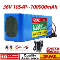 전기 자전거 BMS 보호 충전기 고출력 배터리 36V 100Ah 18650 500W 42V 20000mAh 10S4P