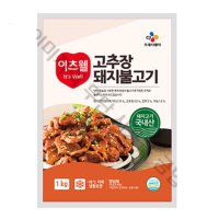 이츠웰 고추장 돼지 불고기 1kg 제육볶음 간장 고추장 불고기 불백 두루치기