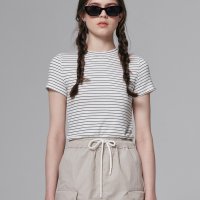 아웃셀 Pin Stripe T shirt - 2 Color