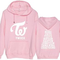 YJYP Kpop Twice Merchandise Twice 후디 Tzuyu Sana Dahyun Nayeon 스웨트셔츠 스웨터