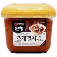 청정원 순창 조개멸치 찌개된장양념 450g 55개