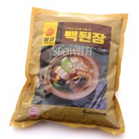 몽고식품 마산몽고 몽고 백된장 4kg 색상이 밝고 된장냄새가 거의 없는 깔끔한 일본식 된장제품