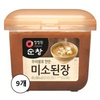 대상 청정원 순창 우리쌀 미소된장 450g 9개