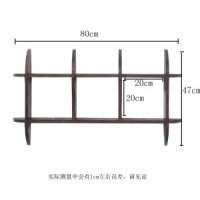 찻잔 선반 수납 조립 조립식 진열장 원목 나무 벽걸이-V
