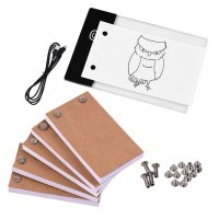 Jabey Flipbook Kit Flip Book Kit with Light Pad LED Light Box Tablet 300 Sheets Drawing Paper Flipbo