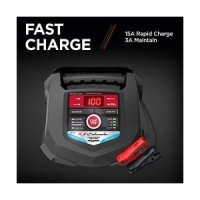 Schumacher Fully Automatic Battery Charger and Maintainer 15 Amp3 Amp for Marine Automo SC1280 6V12V