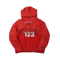 [리빙톤 르아 레비스 123] EKKLECIA II HOODIE (DISTILLED RED)