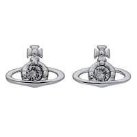 비비안 웨스트우드 피어스 귀걸이 건메탈 NANO SOLITAIRE EARRINGS