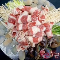 조개 삼합 우삼겹 활전복 구이 재료 - UnKnown