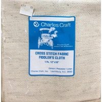 Charles Craft Cross Stitch Fabric Aida 14 카운트 1 PC 12 quot x 18 quot 피들러의 천 오트밀