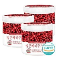 푸른들판 핀란드 링곤베리 주스 분말 가루 파우더 haccp 160gx3통