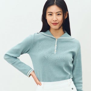 우먼 라인 케이프 니트 허석프로의 에이틴에이치 골프캐주얼