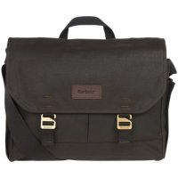 바버 Barbour Essential Wax Messenger Bag Olive