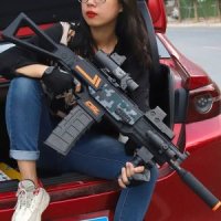 너프건 M416 장난감 총 따발총 AK47 자동 소총 전동