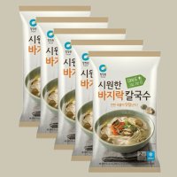 청정원 바지락 칼국수 366g 5개 총10인분