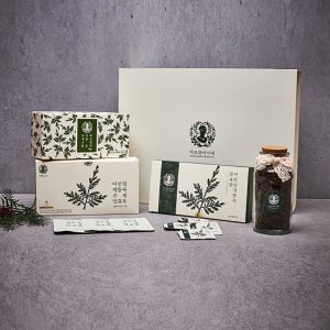 유기농 개똥쑥 수제발효차&발효환 세트