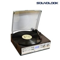 SOUNDLOOK SLT-2080 사운드룩 턴테이블 USB/SD/FM라디오 멀티플레이어