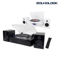 SOUNDLOOK SLT-5080PRO 사운드룩 LP턴테이블 블루투스/CD/USB 올인원 멀티플레이어