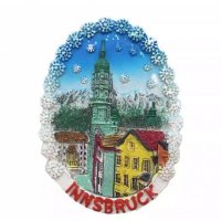 Innsbruck 오스트리아 외국 관광 기념품 자석 스티커 가정용 가구