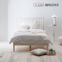 [레이디가구] 스칸딕 로맨틱1 원목침대 슈퍼싱글 SS_프레임