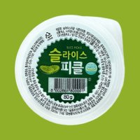 미성 피클 일회용 슬라이스 간편 피자 배달 업소용 80g