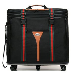 더스틴 상단확장형 3단 이민가방 고급벨트형 D-02