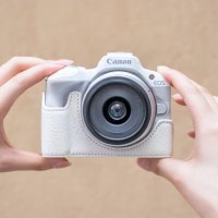 Canon R50 캐릭터 카메라케이스 속사 반속사 가죽 케이스