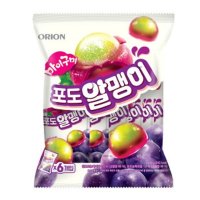 오리온 마이구미포도알맹이 6p 216gx12 무