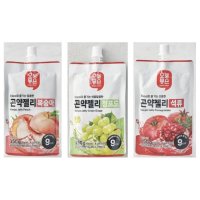 차갑게 먹으면 더 맛있는 오늘좋은 곤약젤리 3종(복숭아+청포도+석류)  1set  450g