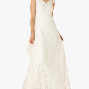 monsoon 레이스 맥시 드레스 아이보리 Lace Maxi Wedding Dress, Ivory 5873816
