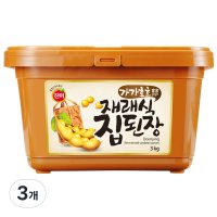 진미식품 진미 가가호호 재래식 집된장 3kg 4개