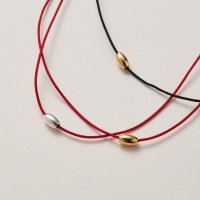 리에르시 Grain Silk Necklace 그레인 실크줄 목걸이