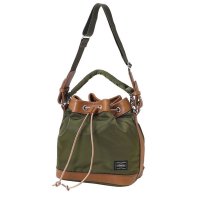 요시다 포터 숄더백 STRING DRAWSTRING BAG S - khaki 381-04800