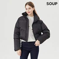 SOUP 숲 의류 데일리 크롭 스트링 무지 패딩 점퍼 S2AUJ10