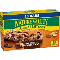 네이쳐밸리 Nature Valley Sweet and Salty 너트 바 다크 초콜릿 땅콩 아몬드 15개입