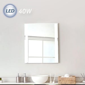 LED 사각 거울 조명 40W (화이트)