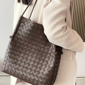 소가죽 데일리백 여자 메쉬 위빙백 쇼퍼백 숄더백 빅백